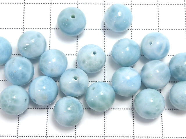 [Video] Larimar Pectolite AAA- Round 10mm 1pc