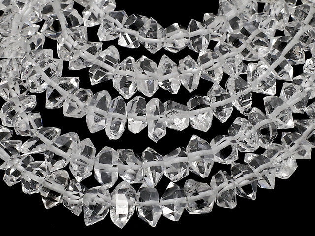 [Video] NY Herkimer Diamond AAA Rough Rock [XXL size] 1strand beads (aprx.6inch / 15cm)