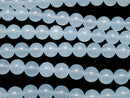Light Blue Color Jade (Clear Type) Round 10mm 1strand beads (aprx.15inch / 37cm)