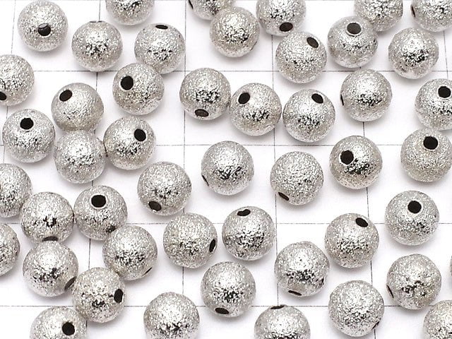 Copper Round [3mm][4mm][5mm][6mm][8mm] Stardust Rhodium Plated 50pcs