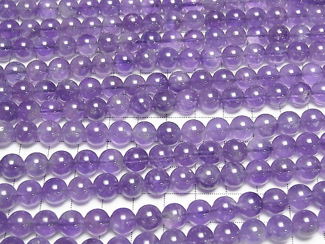 [Video] Amethyst AA Round 8mm 1strand beads (approx. 15 inches/36 cm)