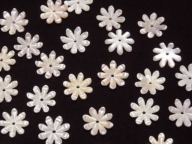 [Video] High-Quality Pink Shell AAA Daisy [6mm][8mm][10mm] Center Hole 3pcs