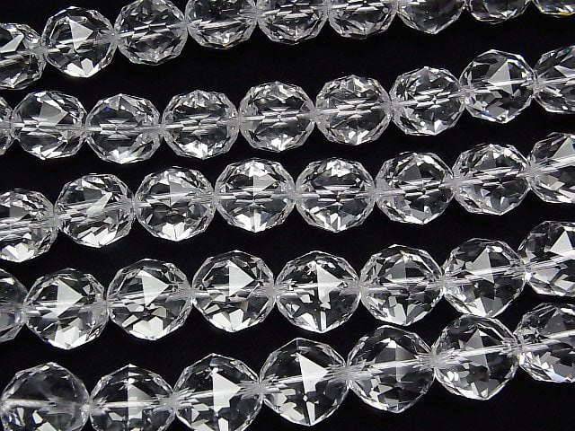 [Video] High Quality! Crystal AAA Star Faceted Round 16mm 1/4 or 1strand beads (aprx.15inch/37cm)