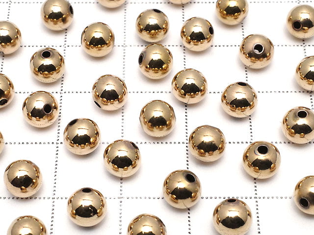 Copper  Round [3mm][4mm][5mm][6mm][8mm] 18KGP 100pcs