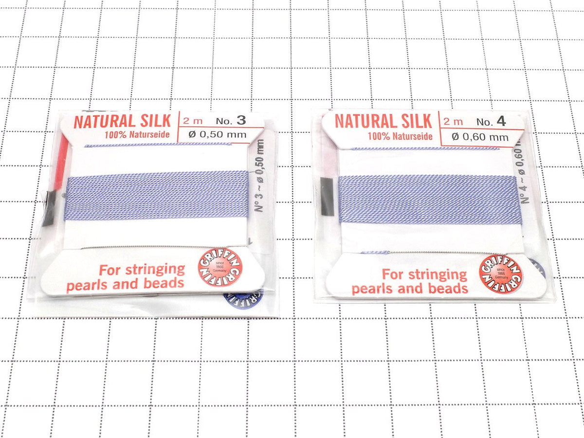 Griffin Cord (Silk Bead Cord Thread) [0.30mm-0.70mm] Lilac 1pc