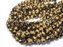 Golden! Dragon (Four Divine Beasts) Carved! Onyx Round 10mm,12mm,14mm,16mm 1/4 or 1strand beads (aprx.15inch/36cm)