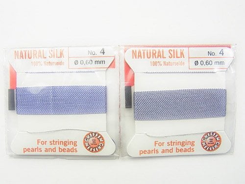 Griffin Cord (Silk Bead Cord Thread) [0.30mm-0.70mm] Lilac 1pc
