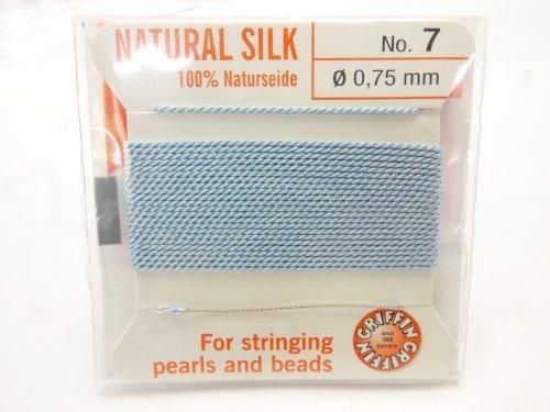 Griffin Cord (Silk Bead Cord Thread) [0.75mm-1.05mm] Turquoise 1pc