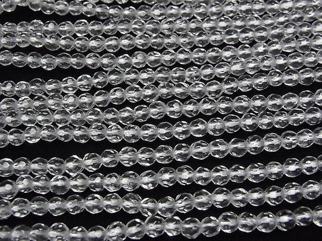 [Video] Crystal AAA 32 Faceted Round 4 mm 1strand beads (aprx.15 inch / 37 cm)