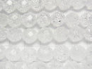 [Video]Cracked Crystal 32Faceted Round 10mm half or 1strand beads (aprx.15inch/38cm)
