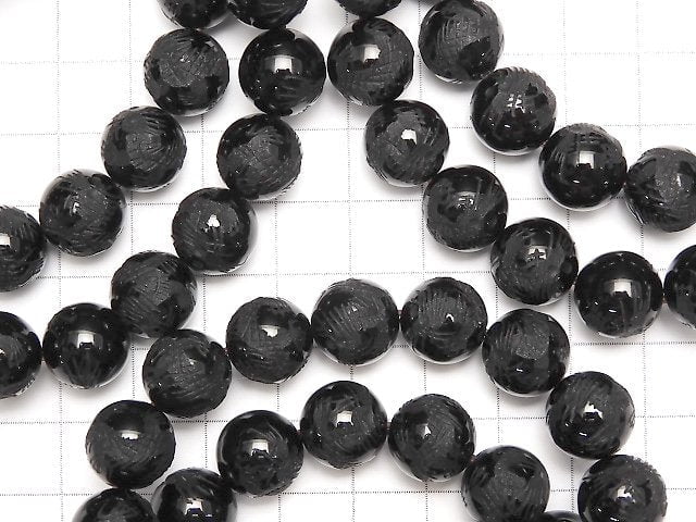 [Video] Dragon (Four Divine Beasts) Carved! Onyx AAA Round 10mm, 12mm, 14mm, 16mm half chain/Bracelet