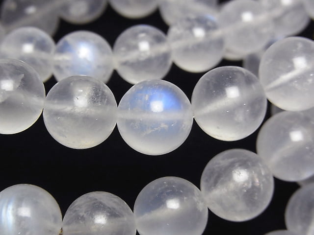 [Video]Royal Blue Moonstone AA+ Round 10mm Bracelet