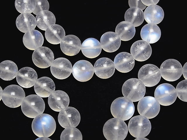 [Video]Royal Blue Moonstone AA+ Round 10mm Bracelet