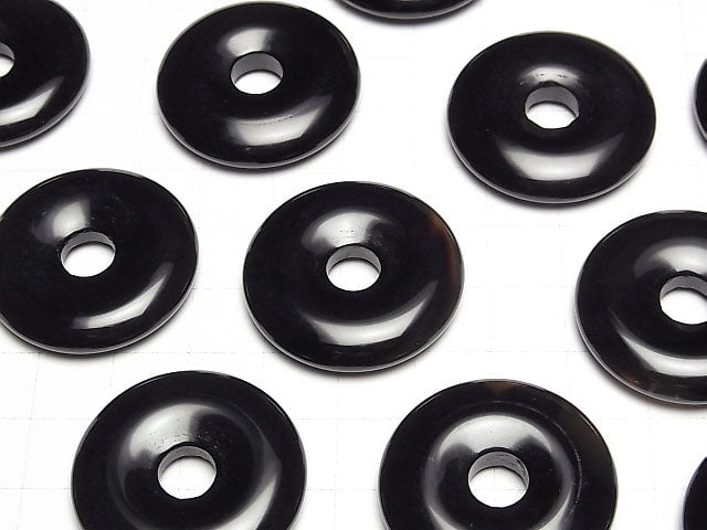 2pcs $5.79! Onyx Coin (Donut) 30 x 30 x 5 mm 2 pcs