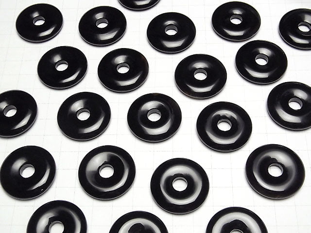 2pcs $5.79! Onyx Coin (Donut) 30 x 30 x 5 mm 2 pcs