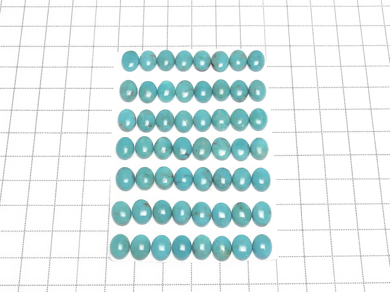 Turquoise AAA- Oval Cabochon 9x7mm 2pcs
