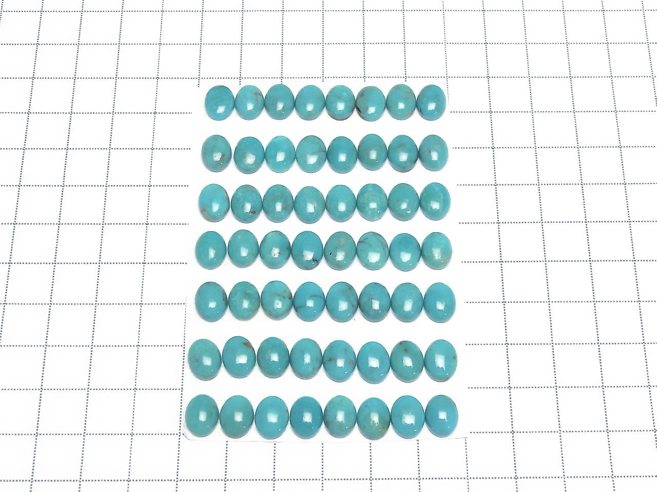 Türkis AAA- Oval Cabochon 9x7mm 2 Stück