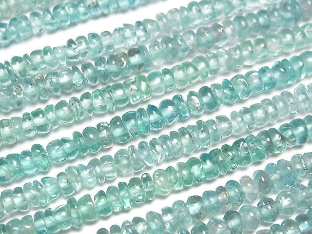 [Video]Apatite AA++ Roundel 1strand beads (aprx.15inch/38cm)