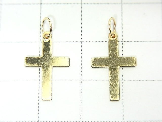 14KGF Charm 16.5 x 10 mm Cross 1 pc