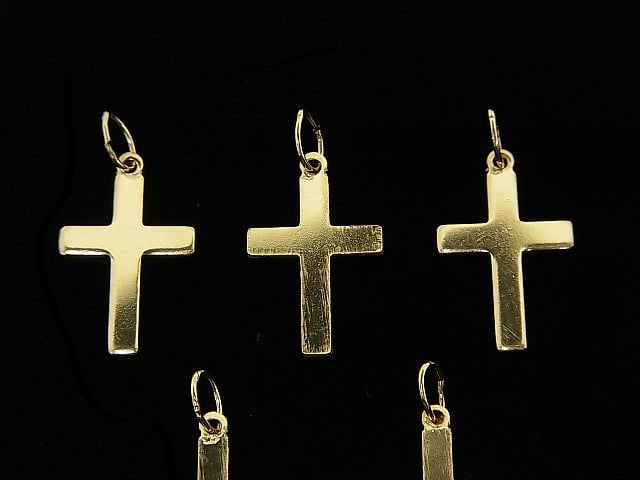 14KGF Charm 16.5 x 10 mm Cross 1 pc