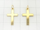 14KGF Charm 21.5 x 12.5 mm Cross 1 pc $5.79