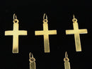 14KGF Charm 21.5 x 12.5 mm Cross 1 pc $5.79