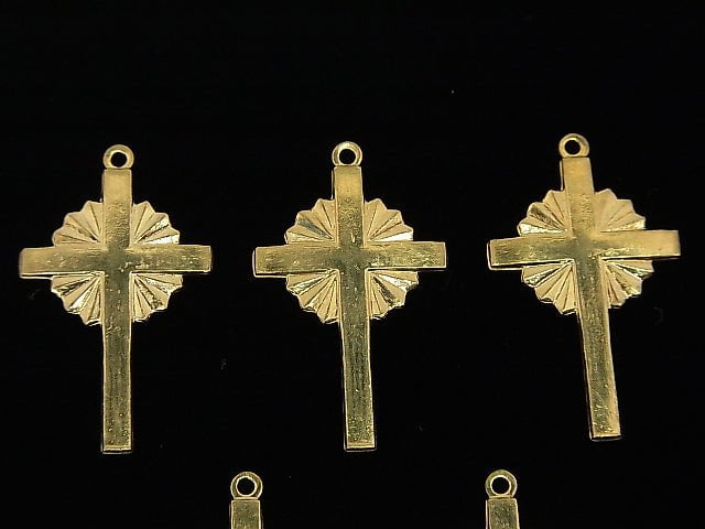 14KGF Charm 24.5 x 14.5 mm Cross 1 pc $7.59