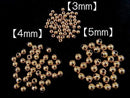 Copper  Round [3mm][4mm][5mm][6mm][8mm] 18KGP 100pcs