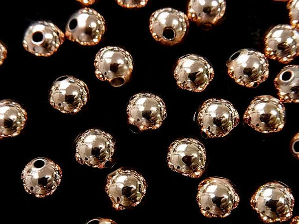 Copper  Round [3mm][4mm][5mm][6mm][8mm] 18KGP 100pcs