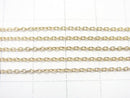[K10 Yellow Gold] Cable Chain [0.8mm][1mm][1.2mm] 10cm