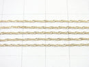 [K10 Yellow Gold]Design Chain 1mm [40cm][45cm][50cm]Necklace 1pc