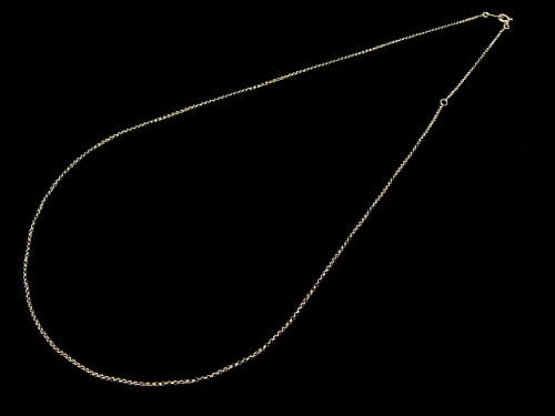 [Video][K10 Yellow Gold] Rolo Chain 1mm [40cm][45cm] Necklace 1pc
