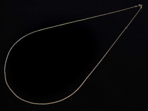 [Video][K10 Yellow Gold] Cable Chain NO.1 0.85mm [40cm][45cm][50cm] Necklace 1pc