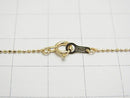 [Video][K10 Yellow Gold]Cut ball chain 0.8mm [40cm][45cm]Necklace 1pc