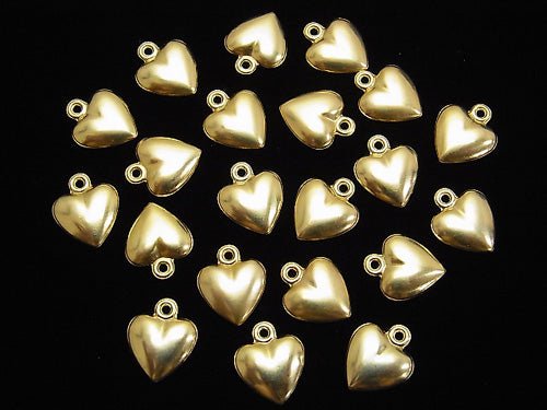 14KGF Charm 12x10mm Heart 1pc