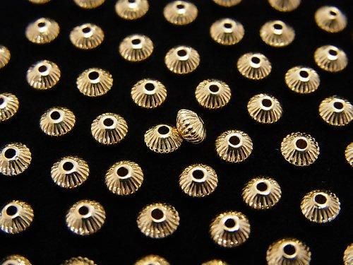 14K注金算盤珠 3.5x2毫米 5顆