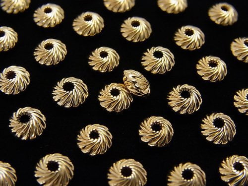 14KGF Roundel [4.5mm][5.5mm] Twist  2pcs