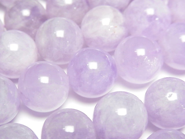 [Video] Lavender Amethyst AA++ Round 12mm 1/4-1strand beads (approx. 15 inches/36 cm)