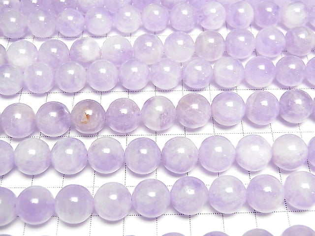 [Video] Lavender Amethyst AA++ Round 12mm 1/4-1strand beads (approx. 15 inches/36 cm)
