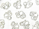 Silver925 with Jump Ring W Hook 8 mm, 9 mm, 10 mm No coating 2 pcs $2.19