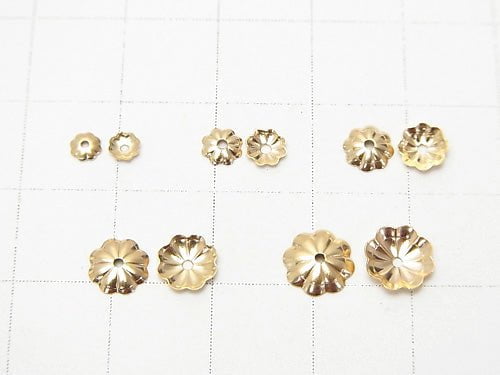 14KGF Bead cap [3mm][4mm][5mm][6mm][7mm] 10pcs - !