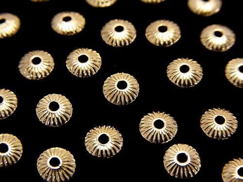 14KGF Rondelle  5x2mm 3pcs