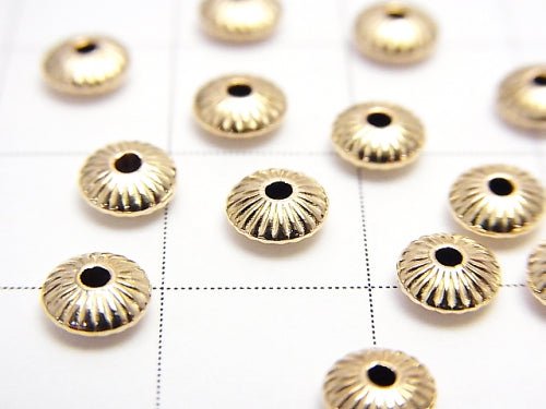 14KGF Rondelle  5x2mm 3pcs