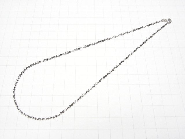 Silver925 Ball chain 1.8 mm Oxidized Finish 1 pc $8.79