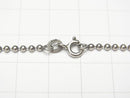 Silver925 Ball chain 2 mm Oxidized Finish 1 pc $9.19