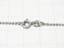Silver925 Cut Ball Chain 1.5mm Oxidized Finish 1pc $5.19