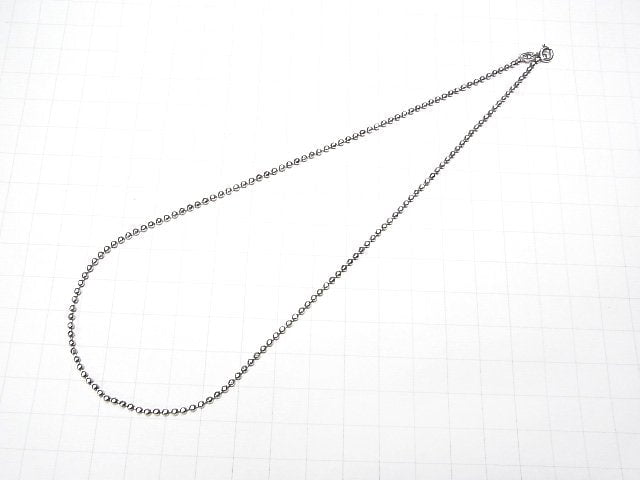 Silver925 cut ball chain 2 mm Oxidized Finish 1 pc $9.19