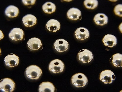 [K10 Yellow Gold]Round [2mm][2.5mm][3mm][4mm]10pcs