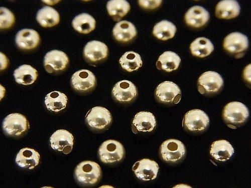 [K14 Yellow Gold]Round [2mm][2.5mm][3mm]4pcs - !