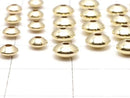 [K14 Yellow Gold]Rondelle [3.5mm][4.5mm]2pcs